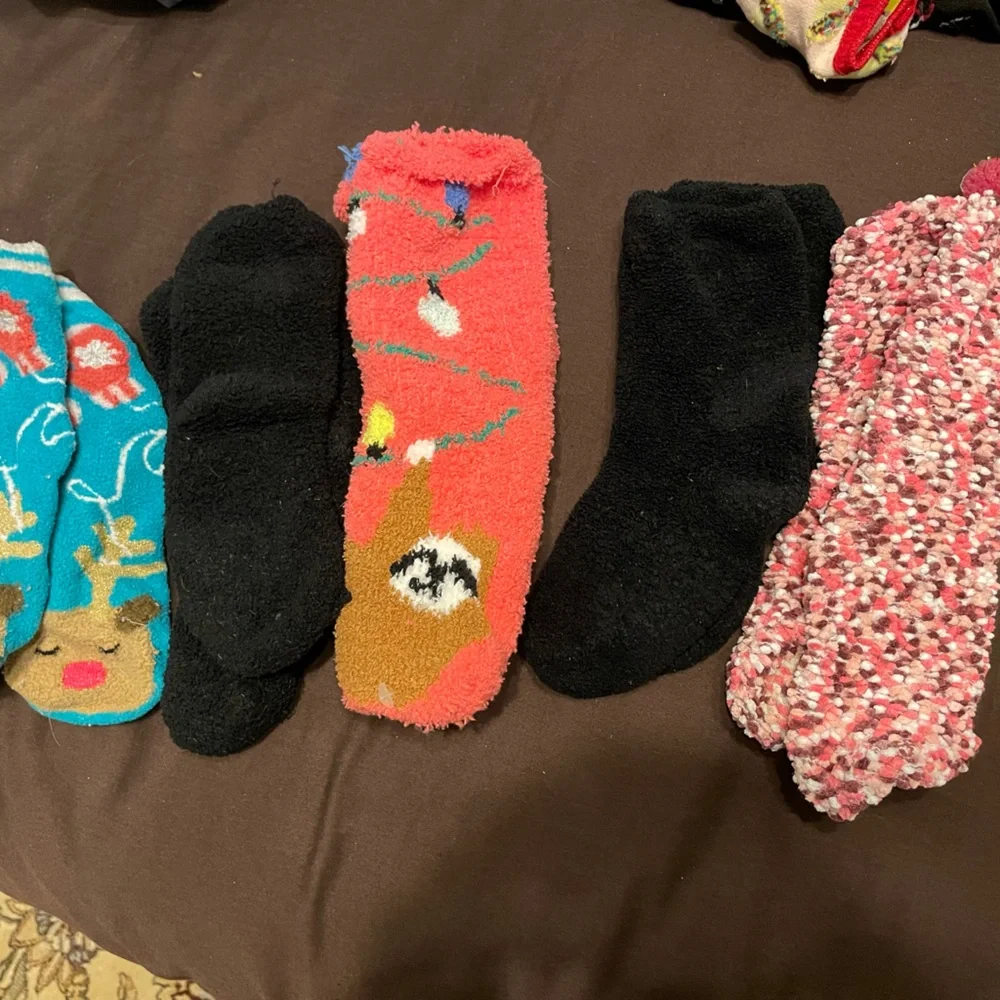 Fuzzy socks kids.